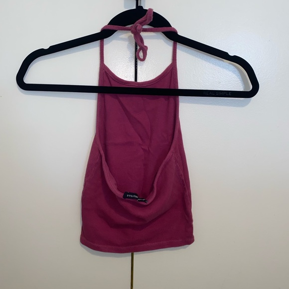 Trendy Brandy Melville Purple Halter Top - Picture 2 of 3